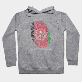 Afghanistan Fingerprint Hoodie